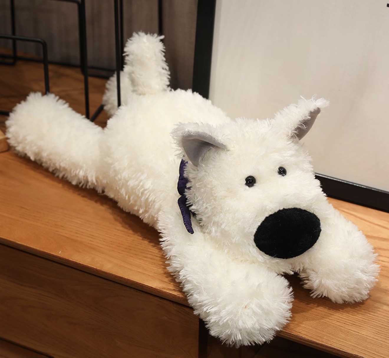 可爱西高地小狗毛绒玩具公仔睡觉抱枕生日礼物