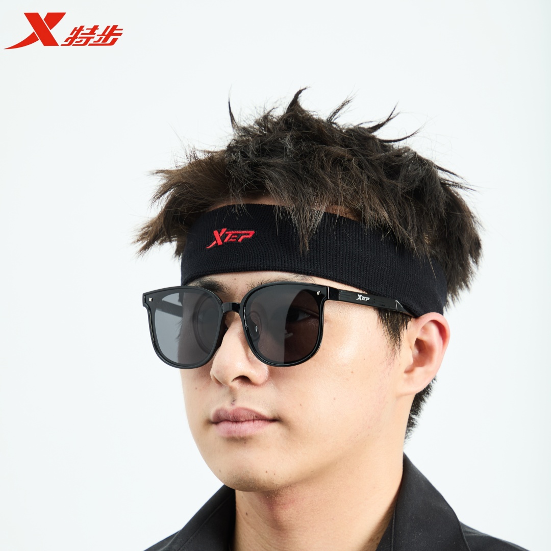 XTEP/特步运动发带头带止汗夏季户外跑步篮球速干防滑透气训练