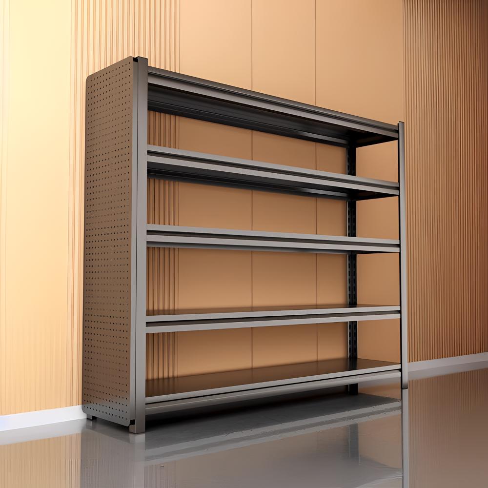 家用地下室货架多层置物架多功能落地储物架超市快递角钢收纳架子