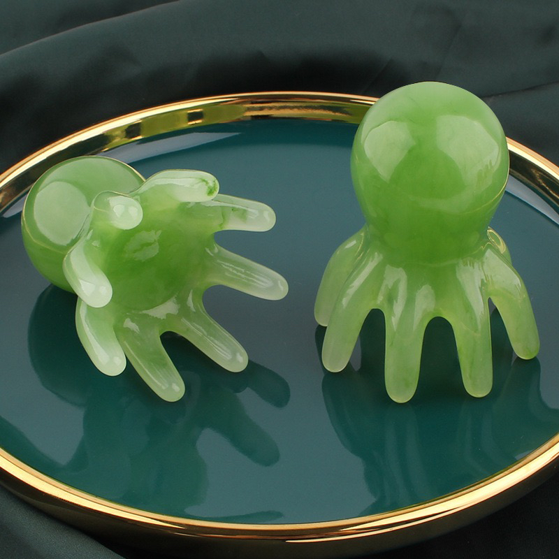 通用按摩梳滚珠按摩器海豚五爪解压舒缓头疗五齿眼部