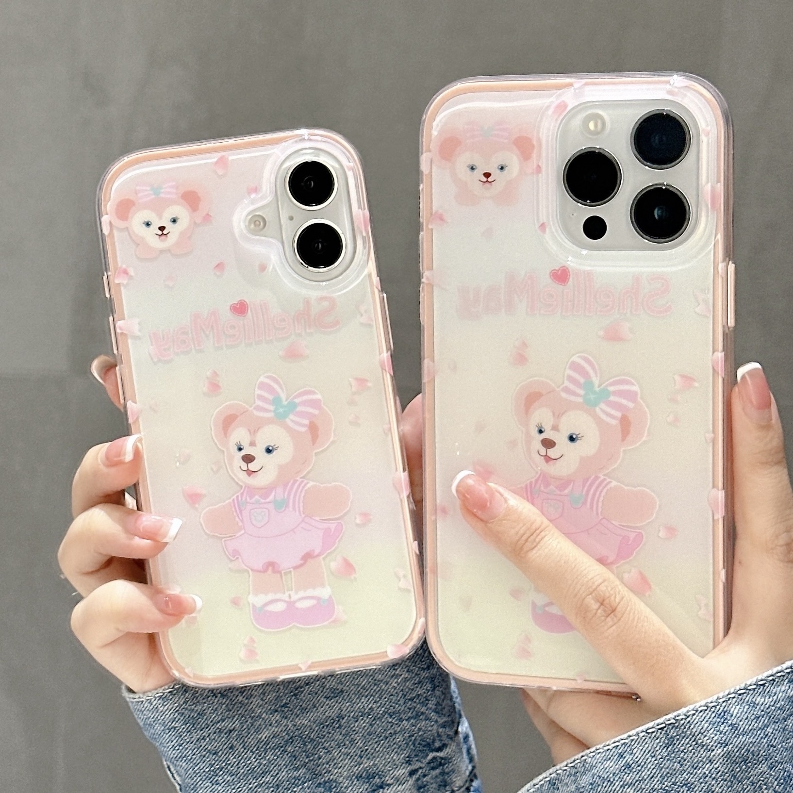 碎花卡通女生iPhone手机壳全包防摔软壳适用iPhone16promax/15/14