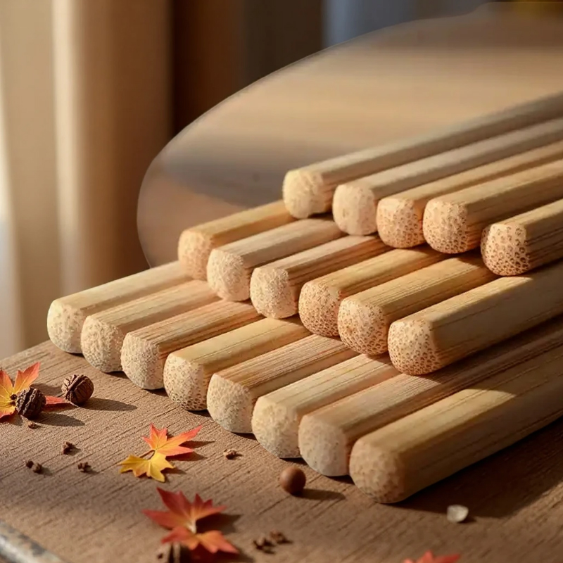 【家庭专用竹筷】正宗楠竹筷防滑防霉抗菌筷/无漆无蜡筷子专用