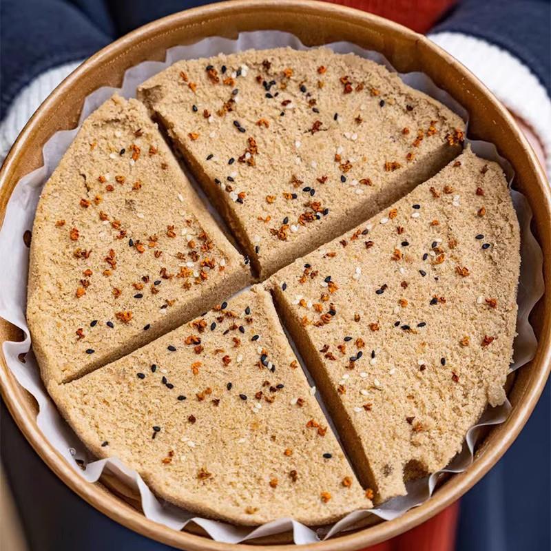 台州番薯庆糕临海特产糯米红糖发糕地瓜桂花味芝麻农家年糕麻糍