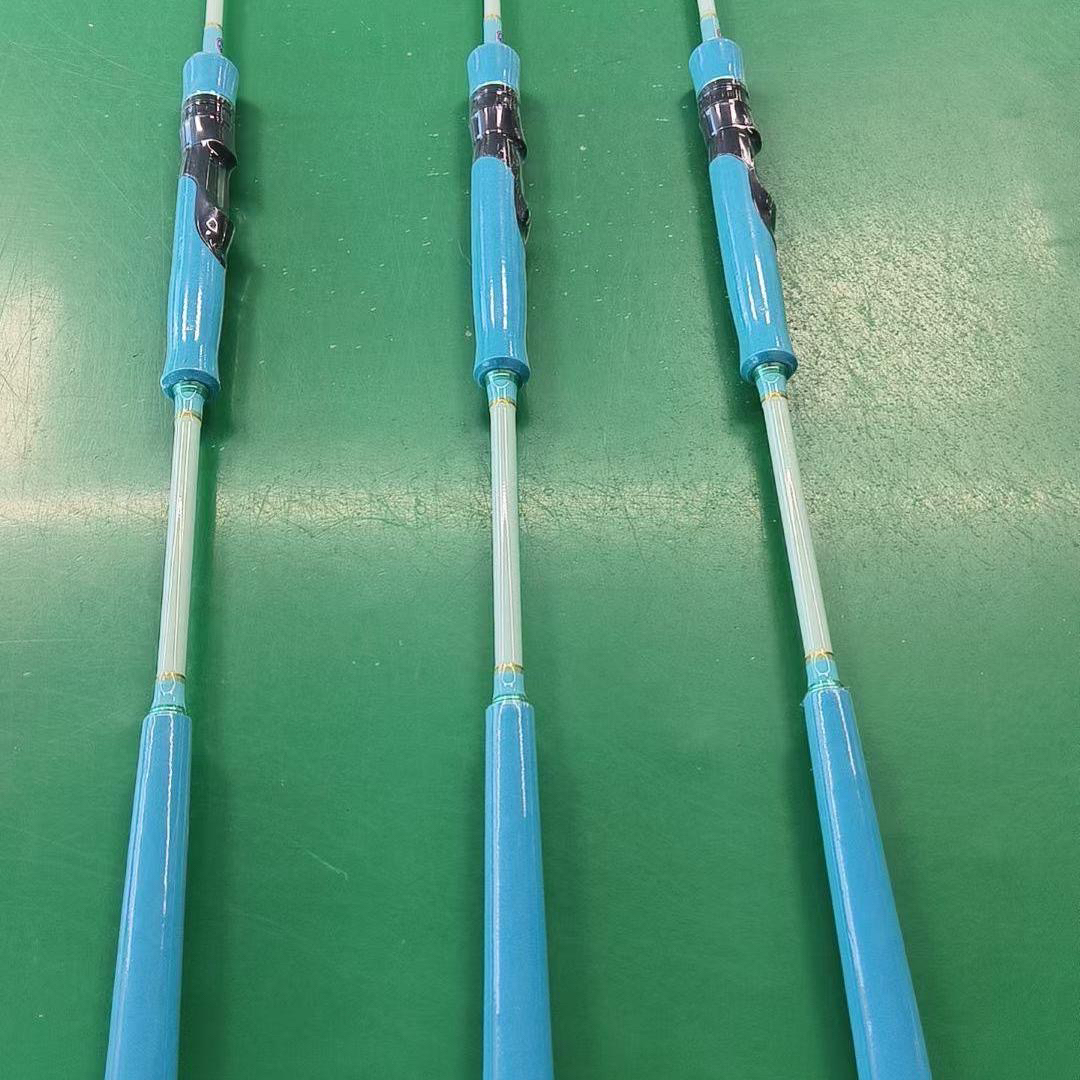 正腾正腾灵羽全富士导环实心碳素一节半近海船钓轻型铁板慢摇杆