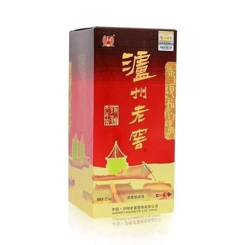泸州老窖六年窖头曲浓香型白酒52度500mL纯粮食口粮酒52度ml