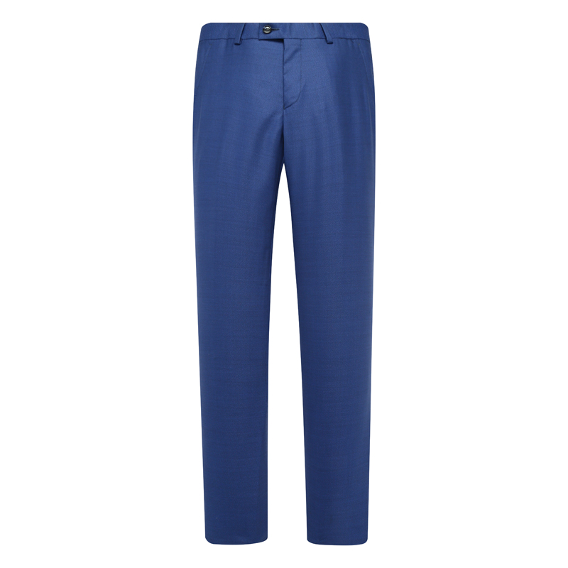 Y1504路春秋男式西裤 中腰修身商务休闲长裤 蓝色