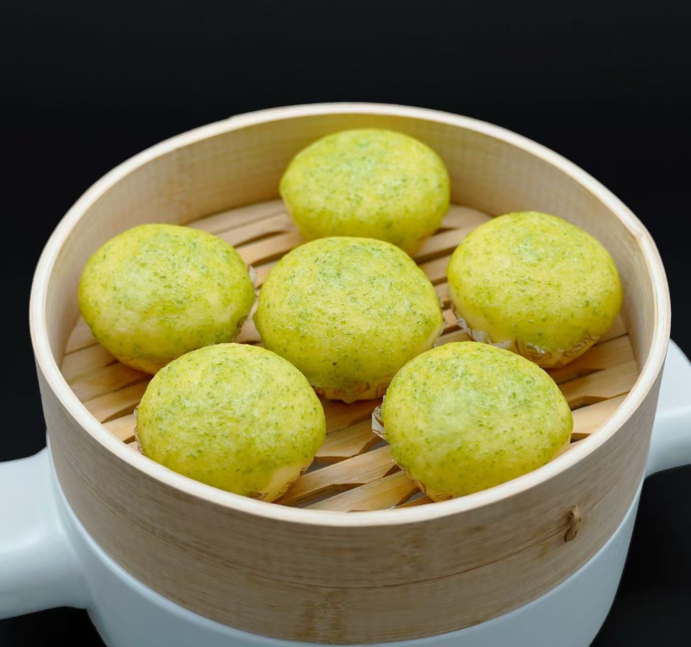 禾万千葱蓉包肉松流沙儿童早餐包子广式港式点心闽南松茸包