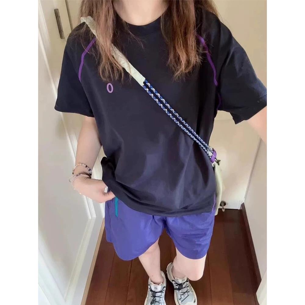 美式冰丝速干t恤女夏季薄款山系骑行服凉感短袖户外运动跑步半袖