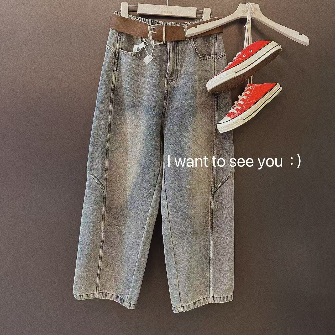 【WJ】冬款 玉 25D136 牛仔裤 （3-6）卡码拍大