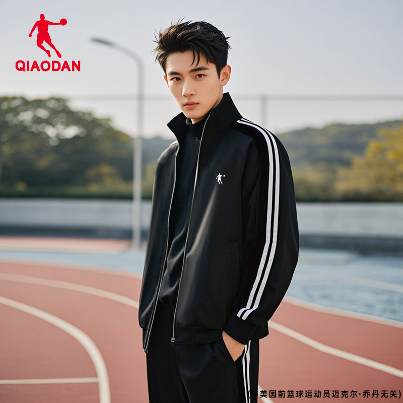 乔丹外套男2025冬季新款官方正品男士立领上衣休闲夹克跑步运动服