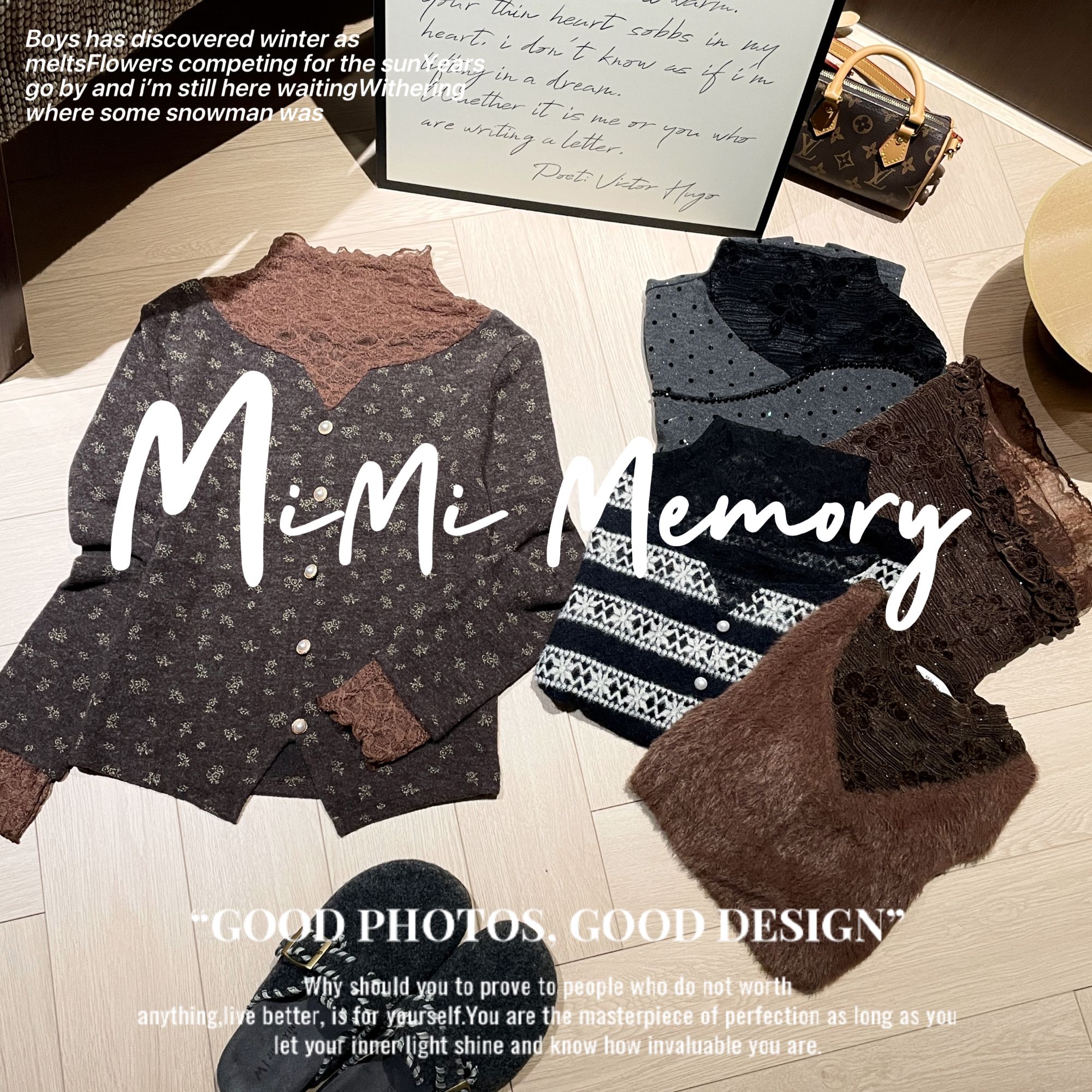 芈芈-欧货长袖集合 2025秋冬新款 T恤女修身显瘦时尚百搭上衣YY9