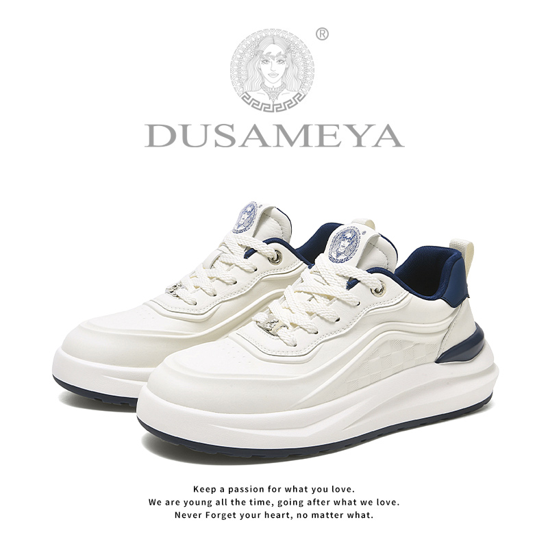 DUSAMEYA/杜莎米娅秋冬新款港风高端软底轻奢时尚休闲鞋6682