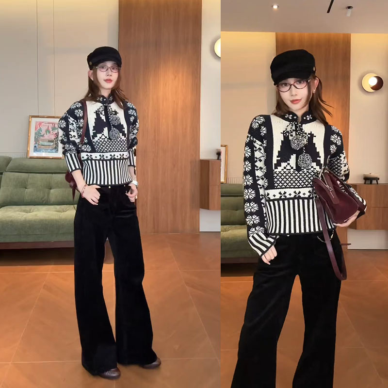 春季穿搭一整套女2026新款慵懒风时尚上衣显瘦百搭裤子两件套