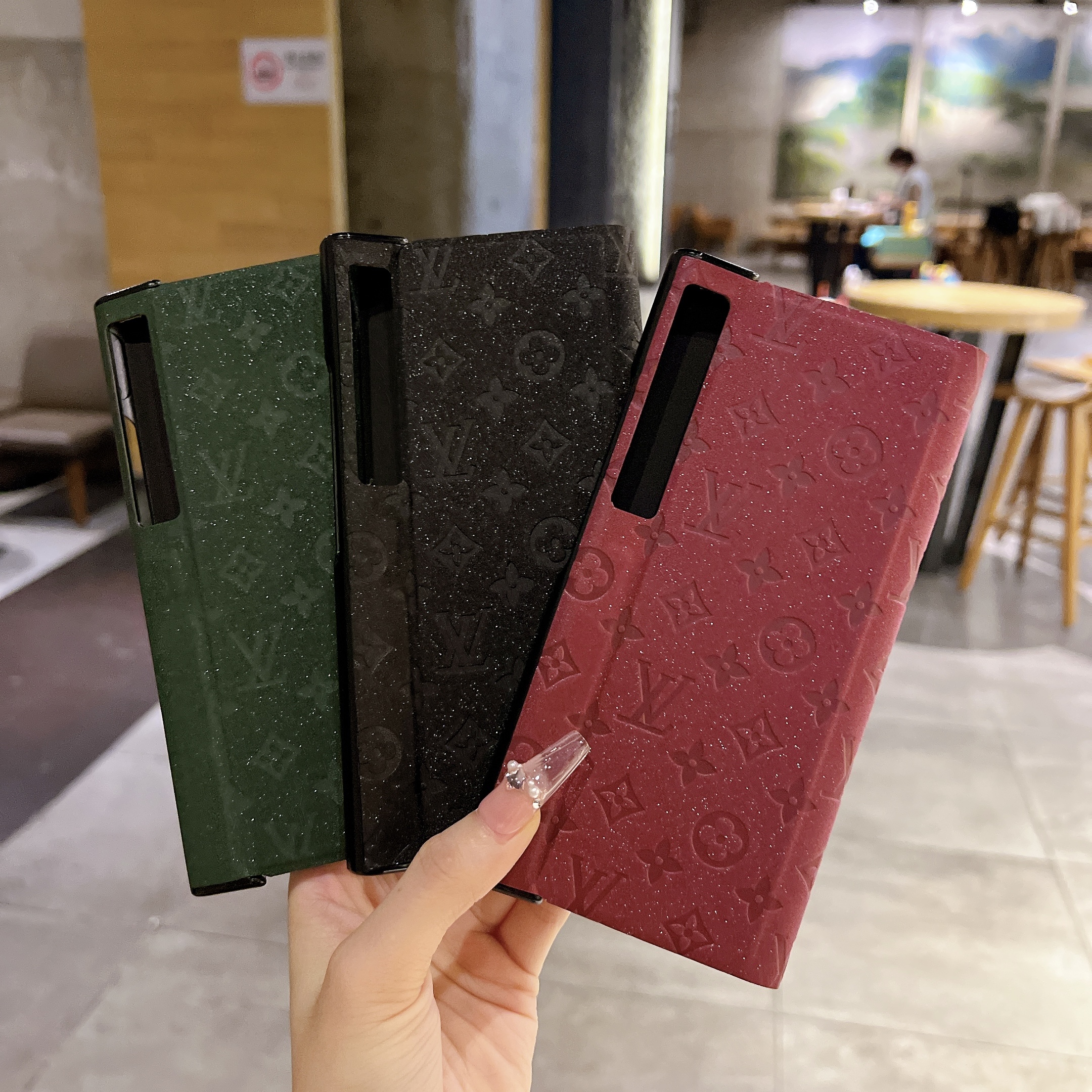 适用新款华为matexs2折叠手机壳全包防摔磁吸翻盖式xs保护套高档