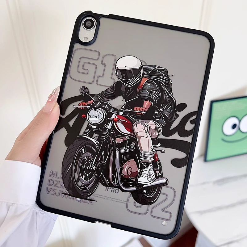 适用苹果ipadpro保护壳iPad第11代保护套彩绘ipadmini7透明硬壳