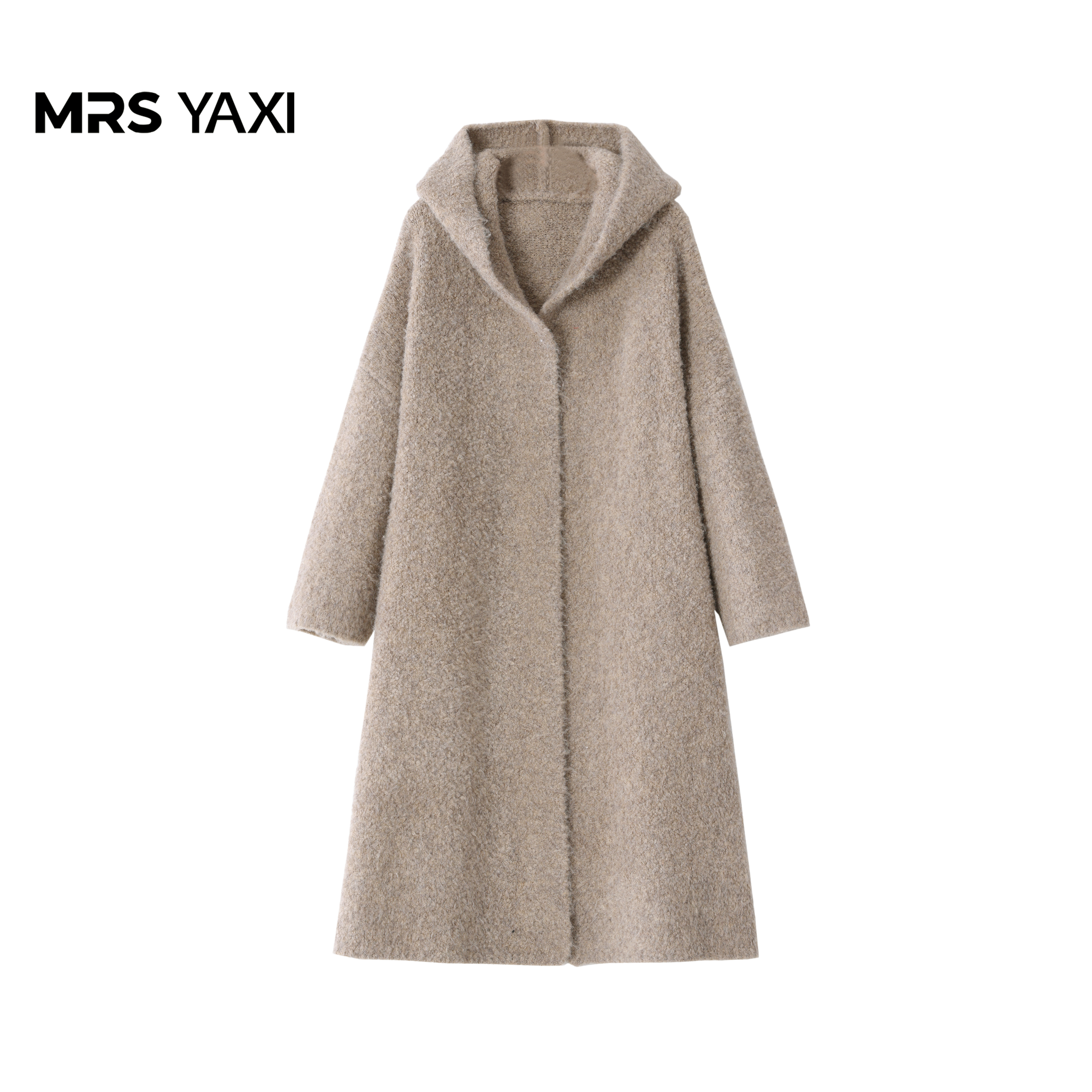 Mrsyaxi圈圈毛长款开衫外套毛衣YX5082107