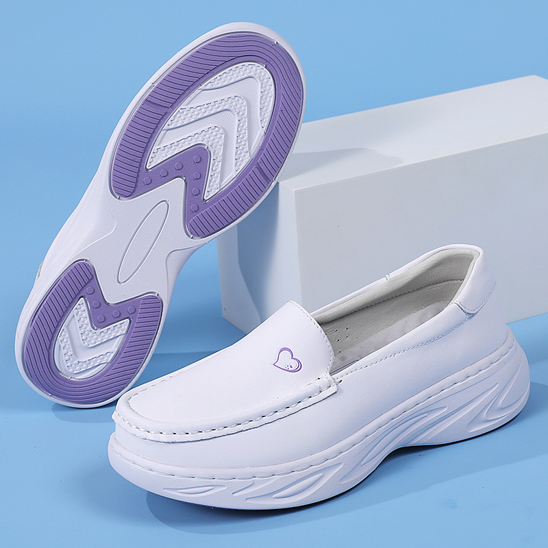 护士鞋女软底透气不累脚厚底防滑防臭纯色时尚百搭舒适医护工作鞋