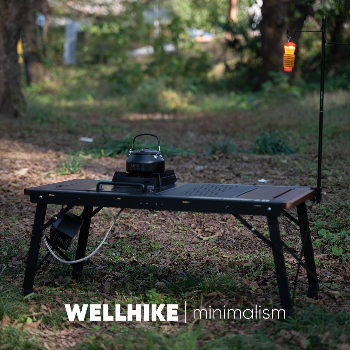 WELLHIKE户外SWS深野三单元IGT桌木架便携折叠升降多功能组合桌子