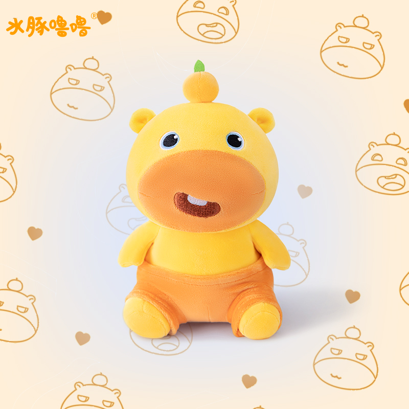 多爱正版水豚摇摆噜噜毛绒电动玩具创意周边玩偶送男女孩公仔礼物