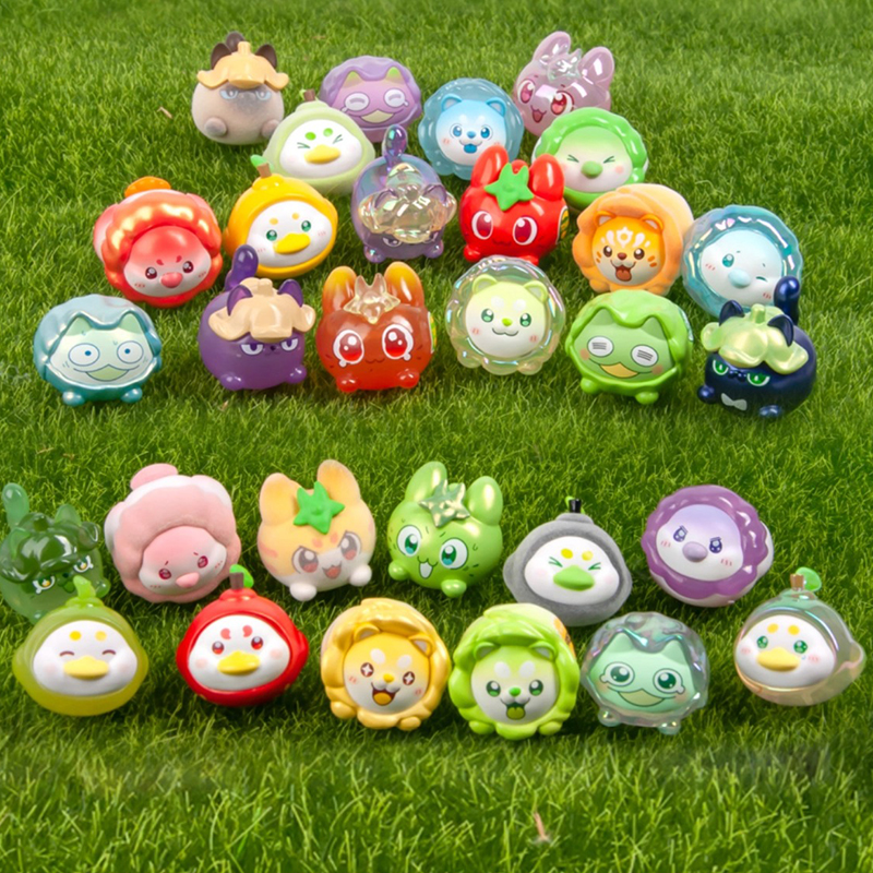 【开盒不退不H】蔬菜精灵菜园滚滚一弹盲袋盲盒萌粒菜狗手办公仔