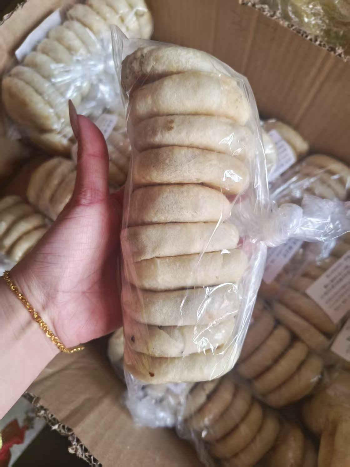 莆田老式绿豆饼手工制作，小时候的味道。