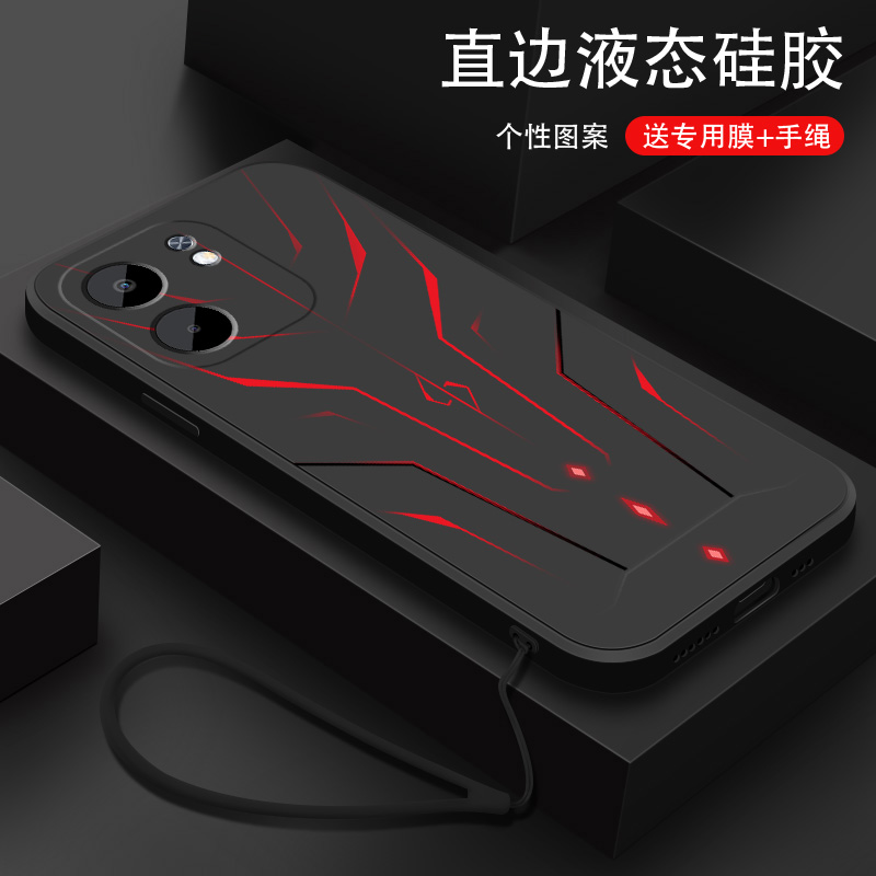 创意机甲适用oppoa5x手机壳新款简约液态硅胶镜头全包防摔保护套