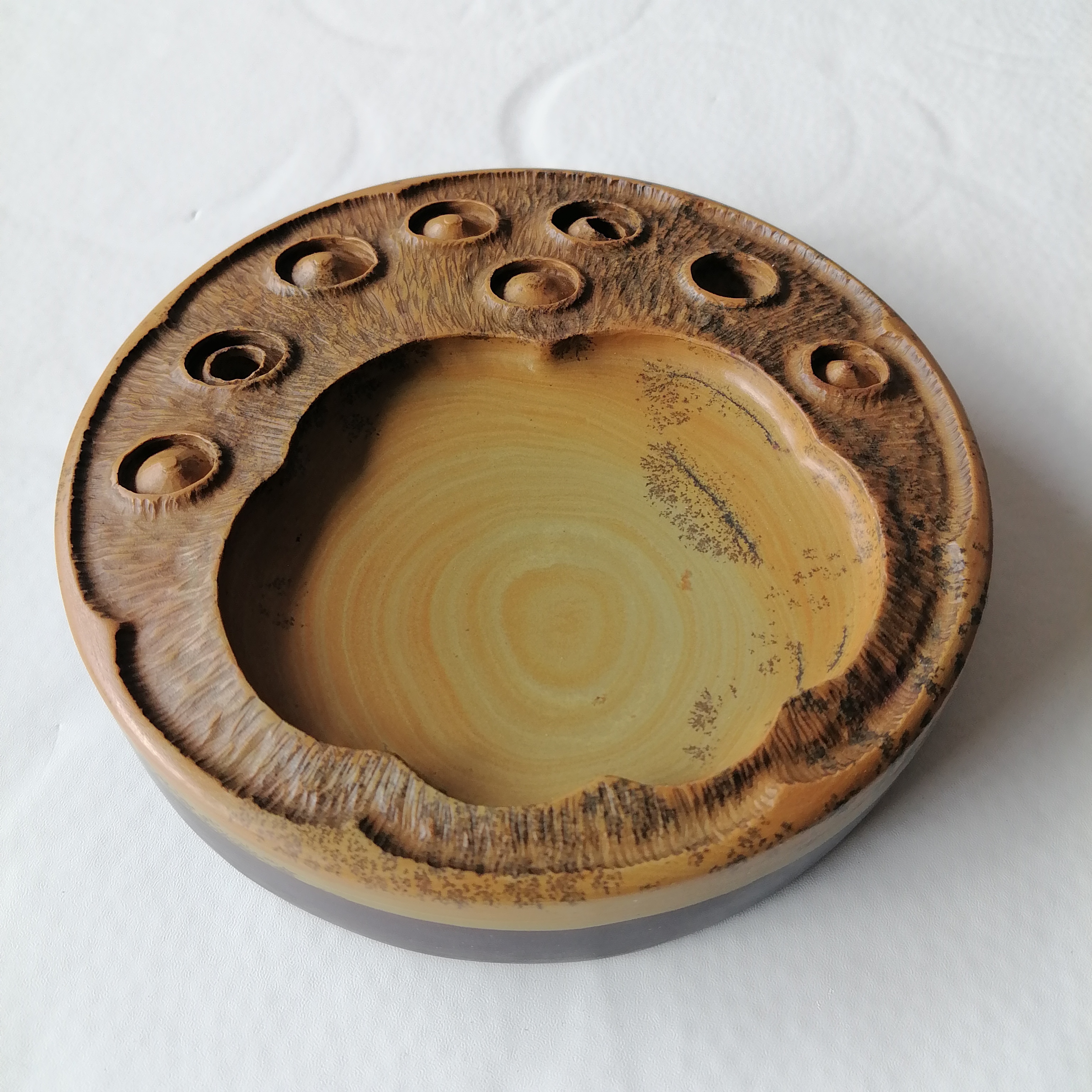 肇庆绿端材质打造的精美茶台端砚