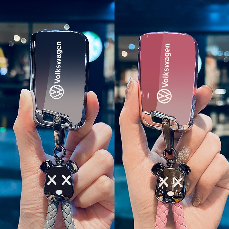 大众钥匙套速腾迈腾帕萨特探岳途观l朗逸探歌高尔夫7车扣壳女25款