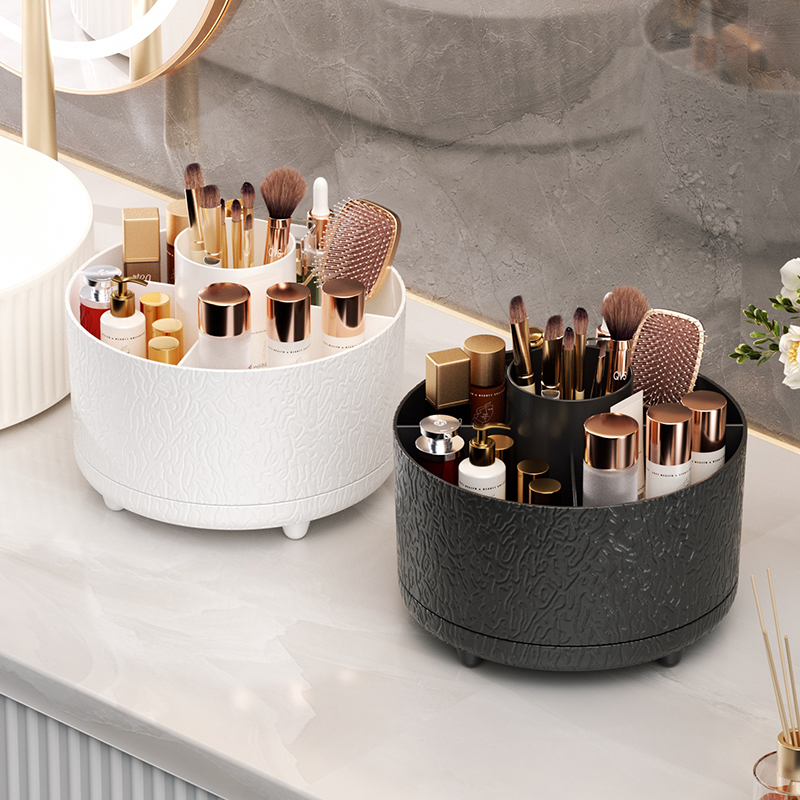 【2个9. 9】桌面旋转化妆刷收纳筒化妆品置物架眼影刷子口红盒笔筒