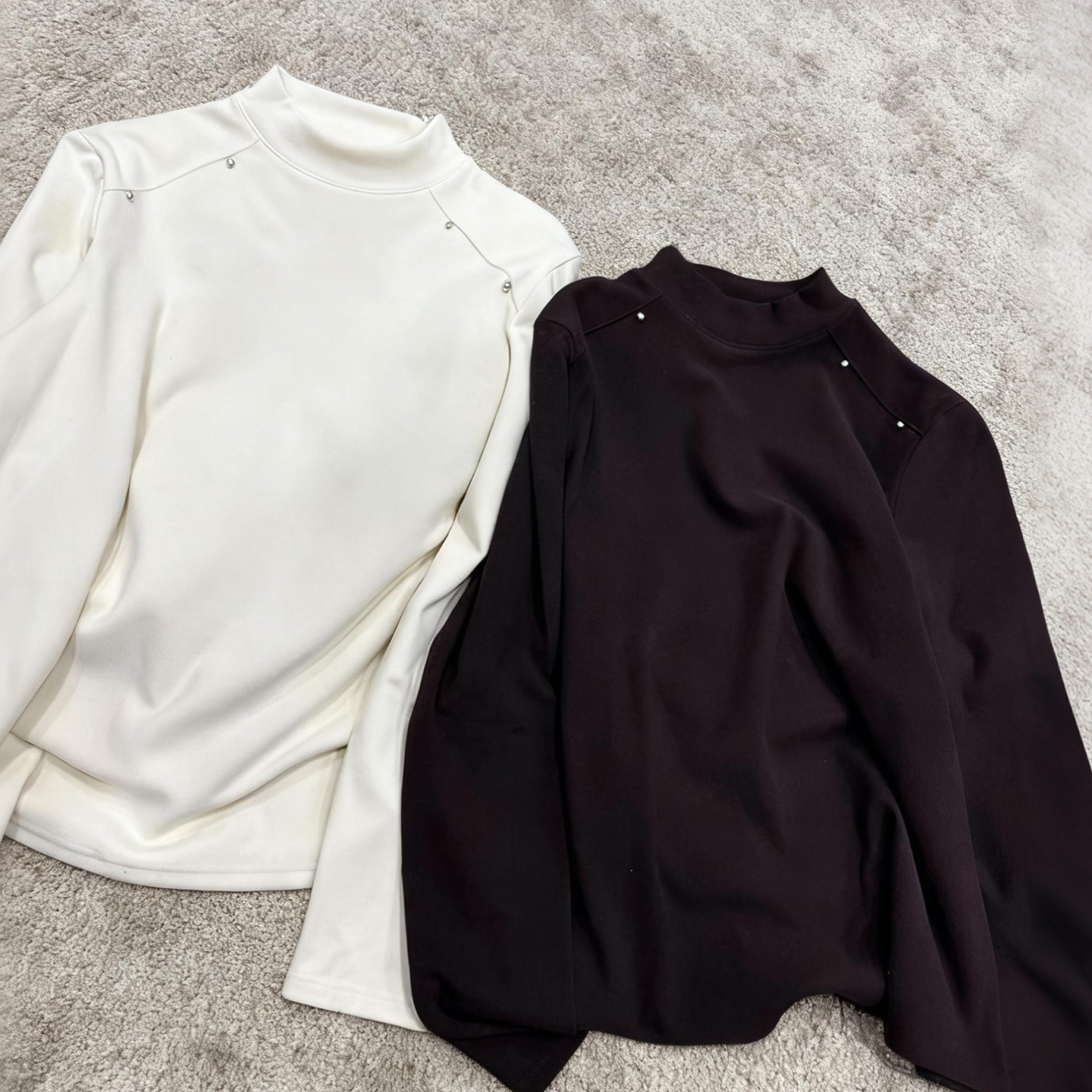 柔软弹力舒适立领打底衫长袖秋冬女2025新款时尚百搭半高领上衣