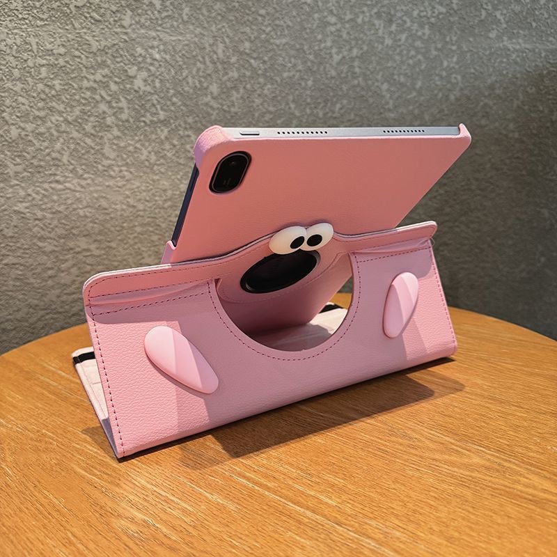 粉色小狗360旋转皮套适用ipad保护套A1611壳10.2寸苹果air4/5/6壳