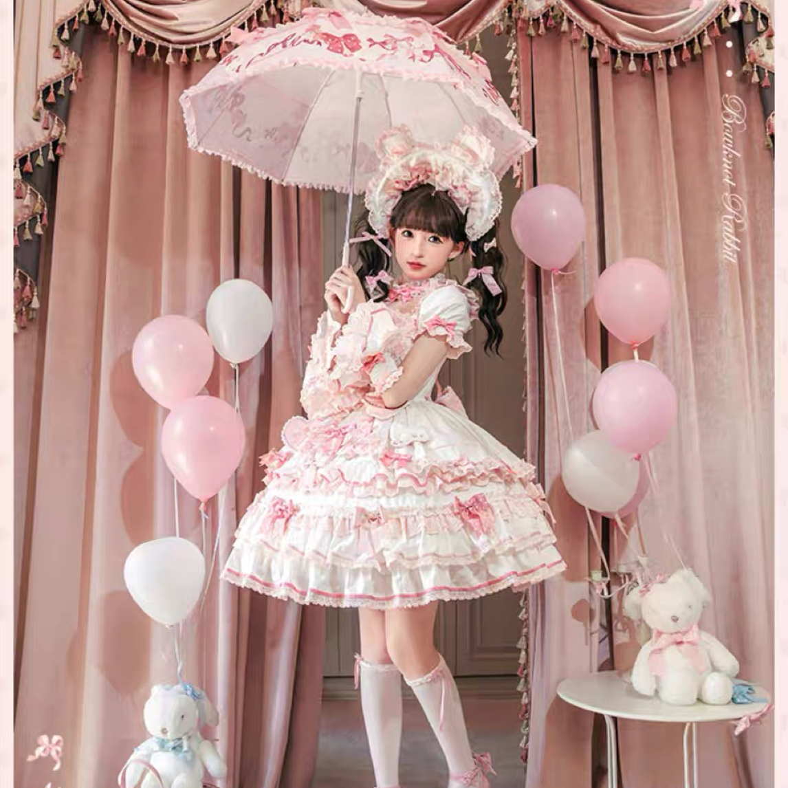 【蝴蝶结小兔小物】现货秒发 花与珍珠匣&美沙子联名款