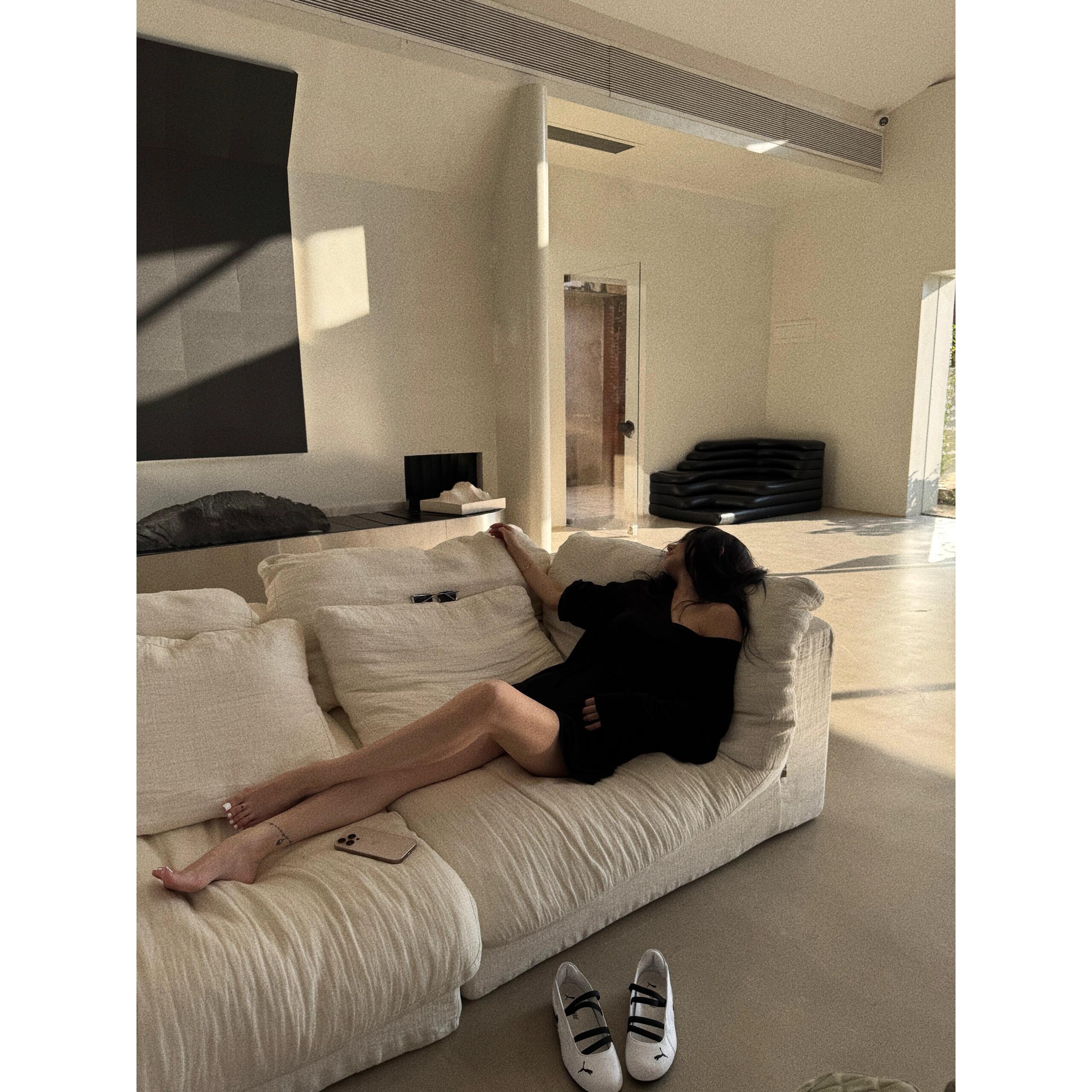 法式甜美纯欲高级感纯色睡裙女春秋2025新款睡裙家居服套装可外穿