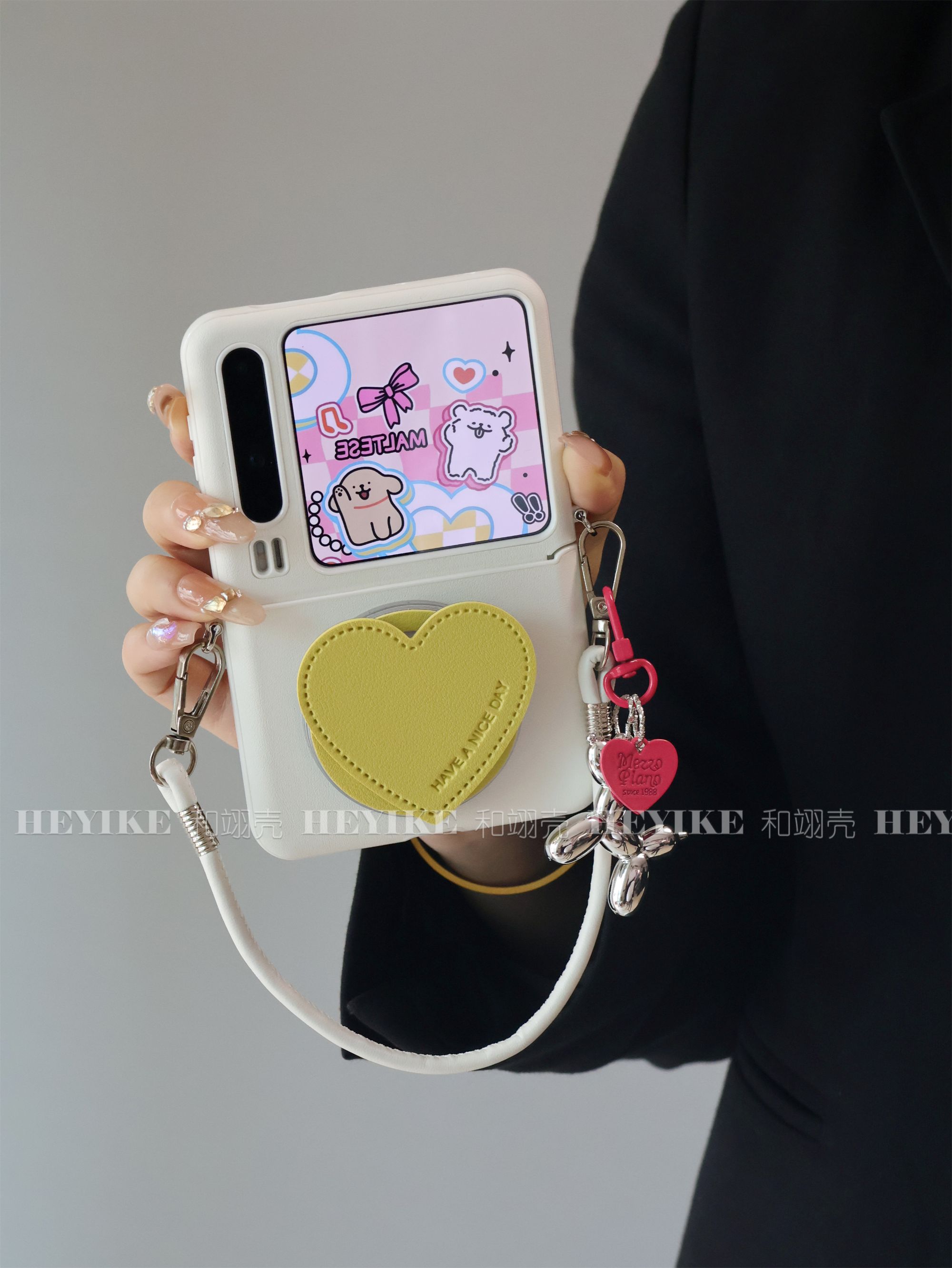 适用华为puraX手机壳韩系简约磁吸magicvflip2典藏版pocket2支架