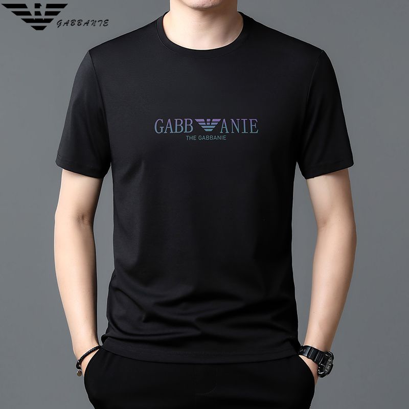 国际大牌新款男士短袖T恤圆领夏季冰丝透气休闲百搭时尚高端半袖