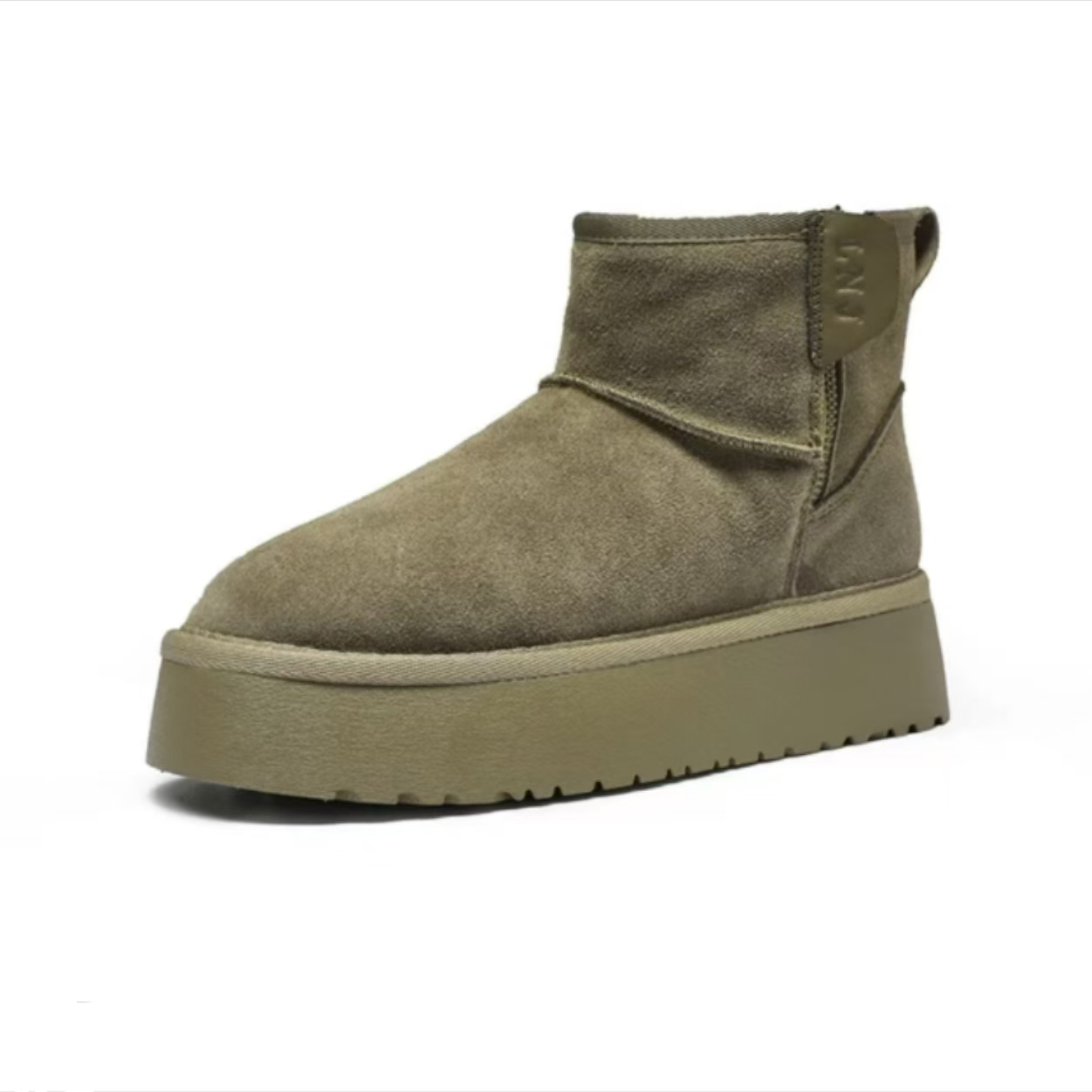 门店69&9！小暖炉雪地靴」套现单牛反绒皮羊毛抗寒保暖短靴女C19769