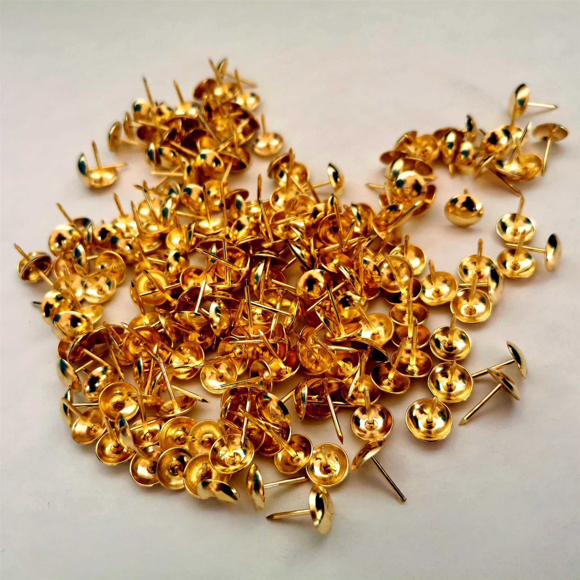 金色新款泡钉铜钉钉装饰钉门钉沙发钉圆头大头钉柳钉鼓钉图钉按钉