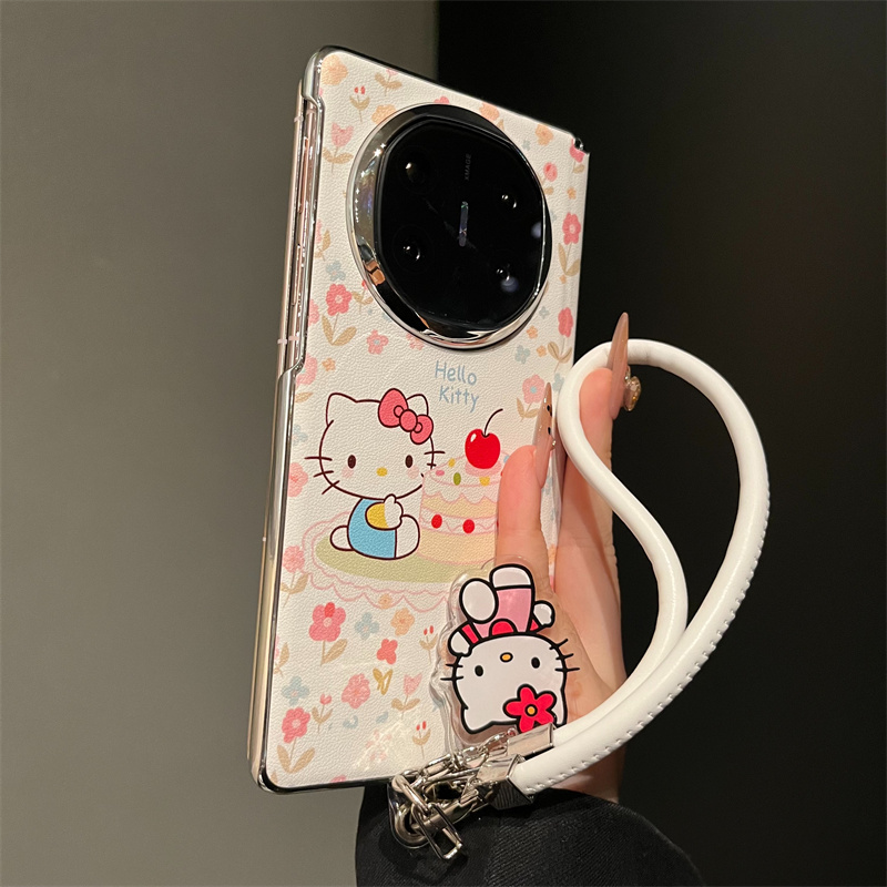 苹果蛋糕KT猫适用华为mateX6典藏版折叠屏手机壳新款mateX5防摔女