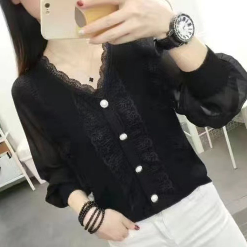 2025春节新款t恤蕾丝显瘦洋气百搭打底衫大码长袖上衣女