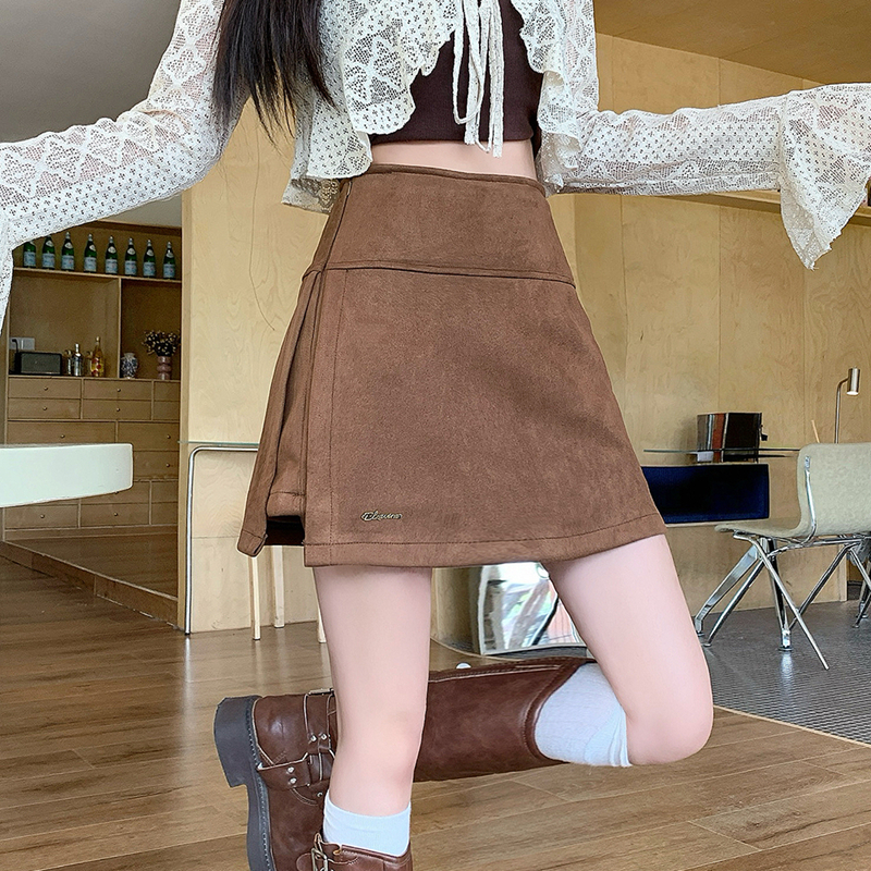 JJ149大码女装2025年秋季新款设计感高腰显瘦裙裤短款半身裙