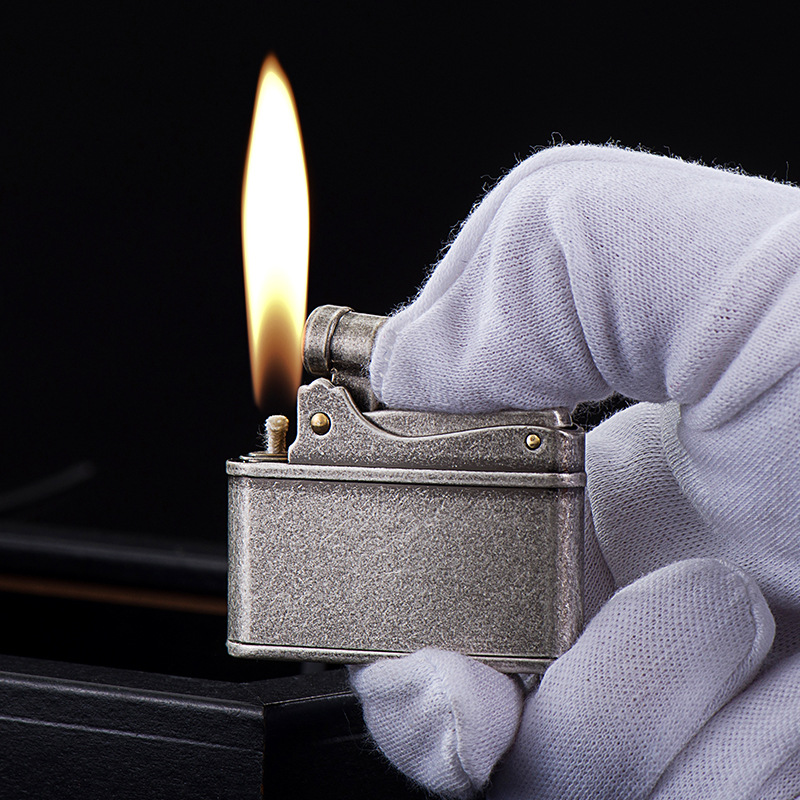 经典创意温州金属复古煤油防风打火机Z755可定制加工磕头机