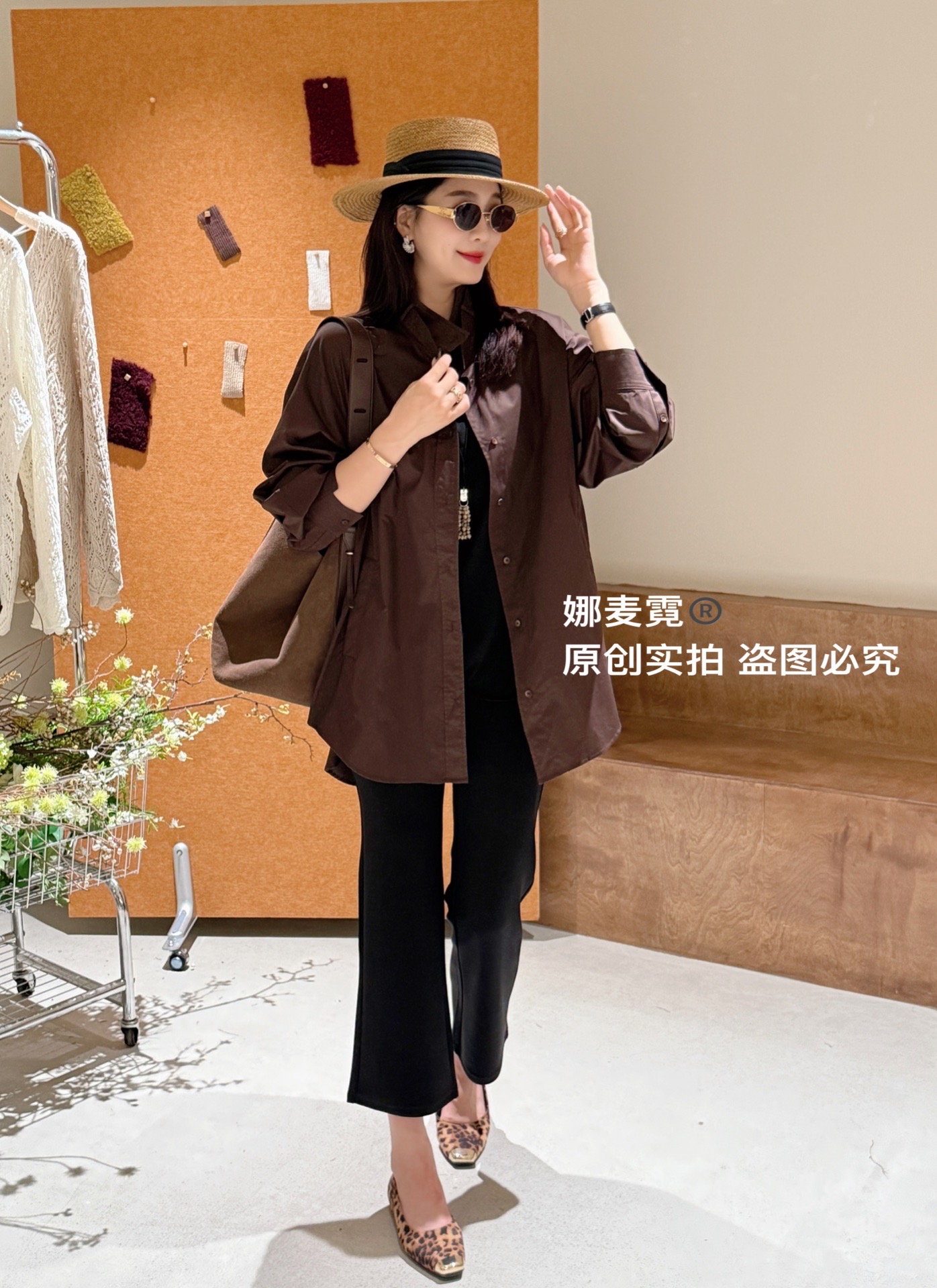 [麦霓严选]秋季新款小众设计上衣风衣外套女9566