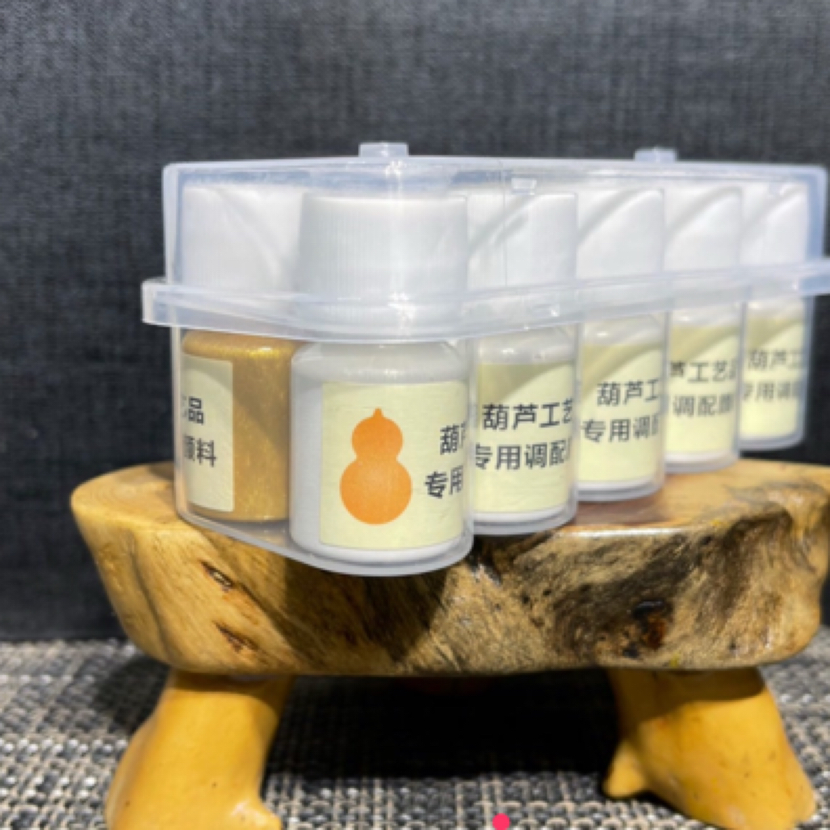 工艺品专用调配颜料上色：白金款