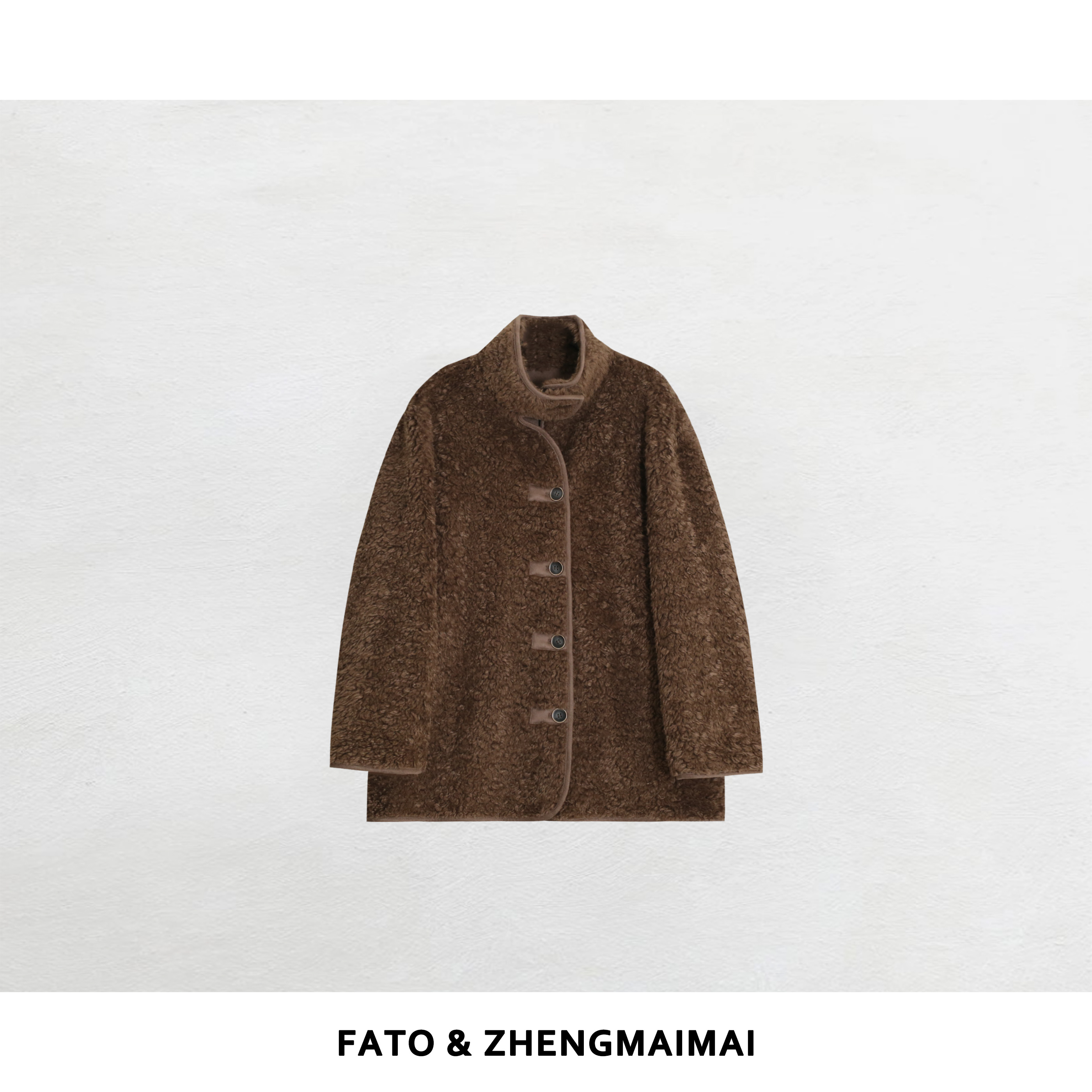 郑买买 泰迪外套 秋冬韩版高级感气质显瘦复古毛毛外套HH50907W1