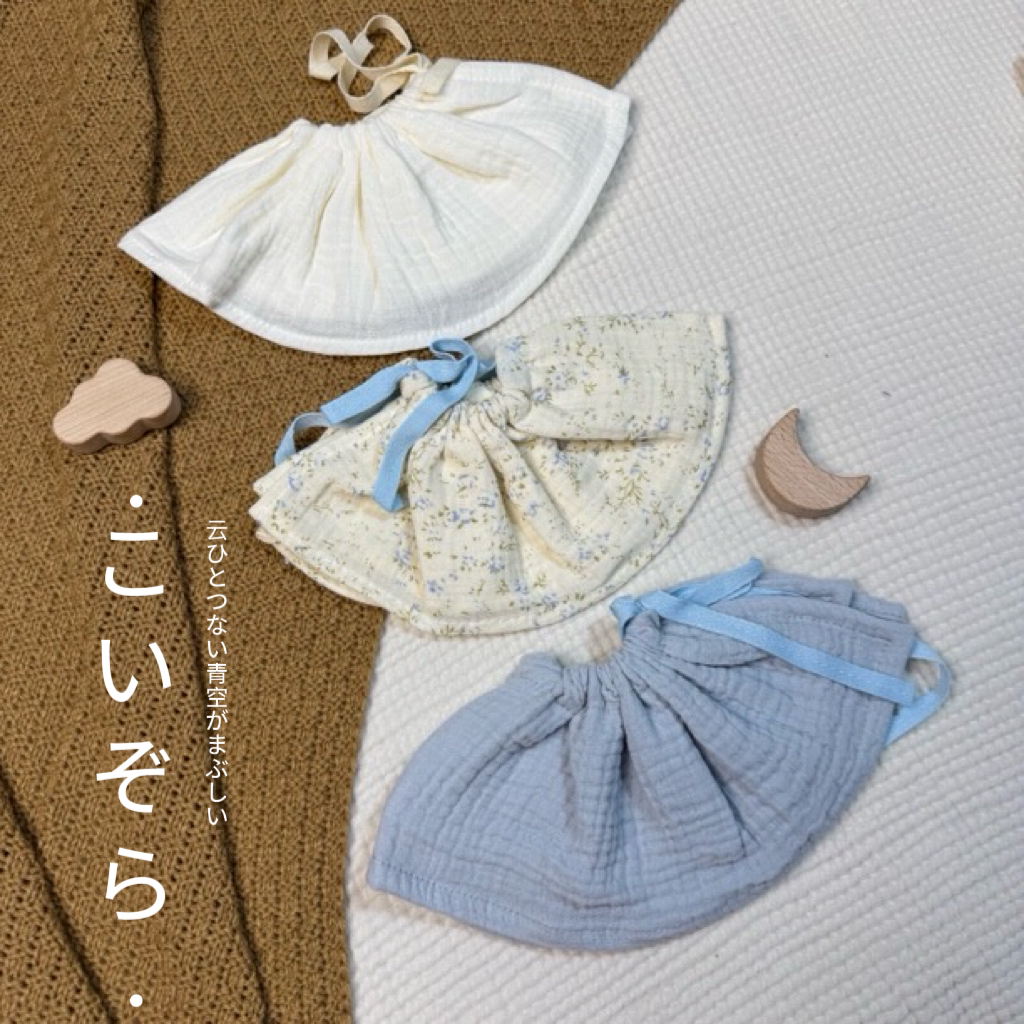 ins风纯棉纱布口水巾婴儿宝宝小清新柔软透气四季通用松紧系带