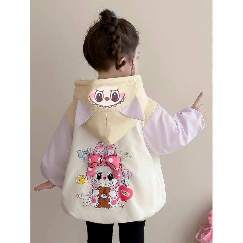 女童拉布布加绒外套儿童冬季加厚棉服2025新款小女孩labu保暖棉衣