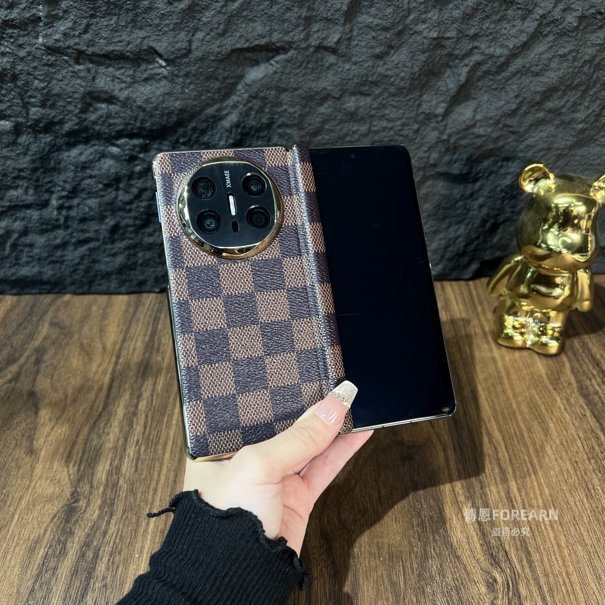 适用于华为matex5手机壳欧美高端x5的折叠屏matex6保护套x3中轴x5