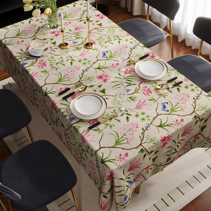 2024新款高级感轻奢桌布防水防油防烫免洗PVC简约餐桌布茶几布