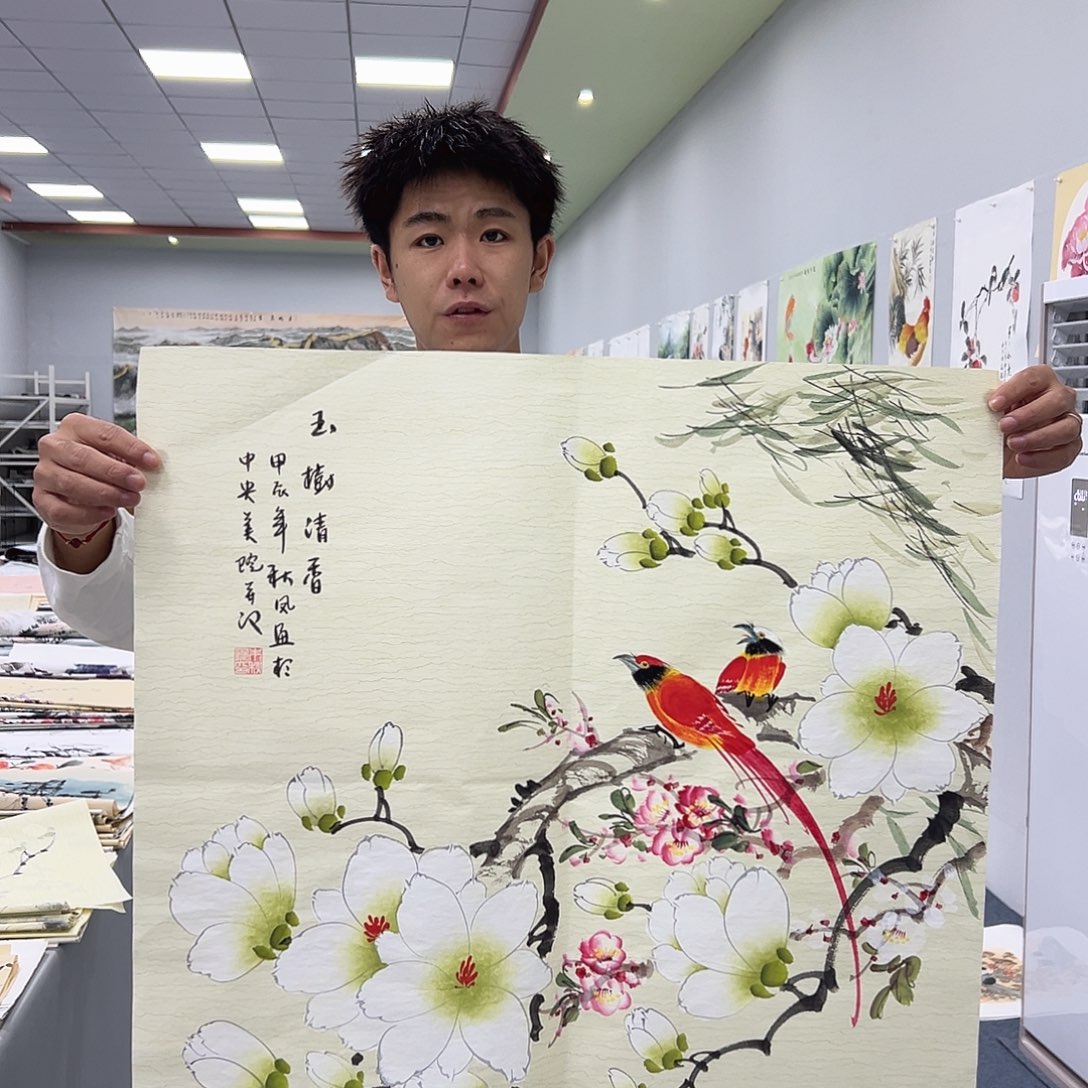 国画国画作品纯手绘作品