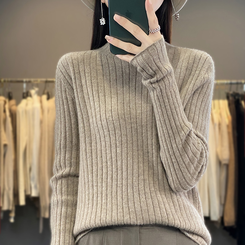 2025新款羊毛衫长袖半高领